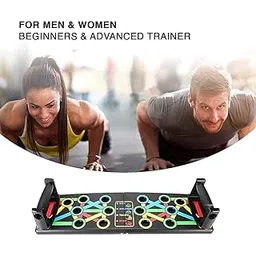 Push-Up Board, 9 in 1 Body Building Push Up Rack Board Push-Up Support Male Fitness Equipment Home Practice Chest Muscle Arm Muscle Multi-Function Push-Ups Board,Carbon Fiber.-picture-22