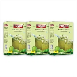 Pushp Aam Panna Masala | 100g Box | Tangy Mango Drink Mix | Jholiya Masala | Refreshing Summer Cooler | Quality Blend | No Preservatives (Pack of 3)-picture-17