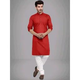 PUSHPACHIKAN Men Regular Kurta with Churidar-picture-14