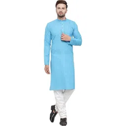 PUSHPACHIKAN Men Thread Work Kurta-picture-24