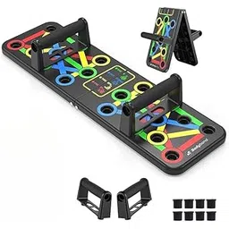 Pushup Board for Men & Women | Adjustable Home Gym Push Up Bar & Stand | Multi-Position Exercise Equipment for Chest, Shoulders & Arms | Fitness Training Pushup Board-picture-18