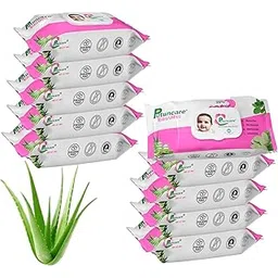 Putuncare Baby Wipes with 99% Pure Water – 80 Wipes per Pack (Pack of 10, Total 800 Wipes) | Aloe Vera & Cucumber | pH Balanced, Paraben-Free-picture-43