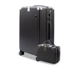 PYB Companion Textured Cabin Hard-Sided Trolley Bag With Vanity Bag-picture-11