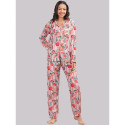 Pyjama Party Women Printed Night suit-picture-18