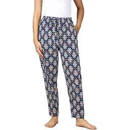 pynk by Lux Cozi Women's Cotton Printed Palazzo Pyjama Relaxed Lounge Pants | Super Soft Comfortable | Loungwear Pyjama Pant-Pack of 1-picture-14