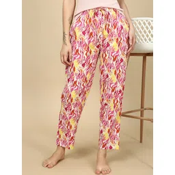 PYNK Printed Straight-Leg Pure Cotton Lounge Pants-picture-27