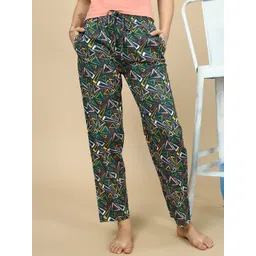 PYNK Printed Straight-Leg Pure Cotton Lounge Pants-picture-28