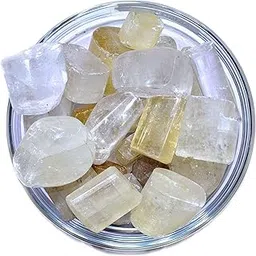 pyramid tatva Tumble - Optical Calcite 2 Pieces Natural Chakra Balancing Crystal Healing Stone-picture-32