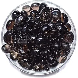 pyramid tatva Tumble - Smoky Quartz 2 Pieces Natural Chakra Balancing Crystal Healing Stone-picture-16