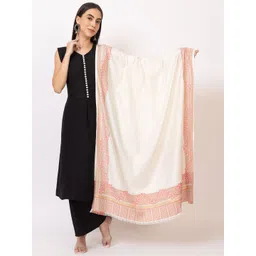 PYRO SPIRIT Women Abstract Woven Design Acrylic Shawl-picture-37