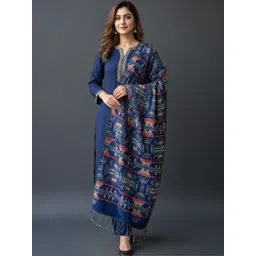 PYRO SPIRIT Women Floral Printed Acrylic Shawl-picture-12