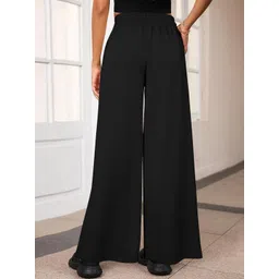 Q-rious Women Relaxed Fit Mid-Rise Parallel Trousers image 2