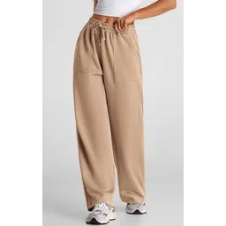q-rious Women Solid Beige Track Pants-picture-23