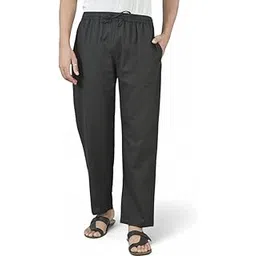 qashida Men’s Formal Cotton Pants, Pure Cotton, Elastic Waist with Drawstring, Formal & Lounge Wear-picture-13