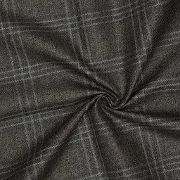 Qashida Tweed Wool Blazer Fabric for Men | Premium Checked Woollen Suiting Material | 2 Meter Cut for Blazers, Kotis & Waistcoats | 58 Inch Width | Brown, Grey Checks-picture-45