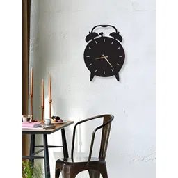 QEZNEF Black Solid Geometric Traditional Wall Clock-image-19