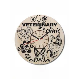 QEZNEF Black Solid Traditional Wall Clock-image-49