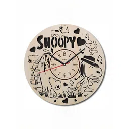 QEZNEF Black Solid Traditional Wall Clock-image-0