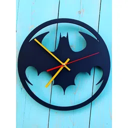 QEZNEF Black Solid Traditional Wall Clock-image-15