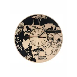 QEZNEF Black Solid Traditional Wall Clock-image-43