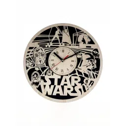 QEZNEF Black Solid Traditional Wall Clock-image-42