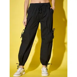 QIOA Women Relaxed High-Rise Cargos Trousers-picture-39
