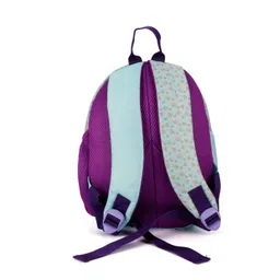 QIPS Girls Sea Green & Purple Graphic Backpack image 3