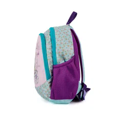QIPS Girls Sea Green & Purple Graphic Backpack image 4