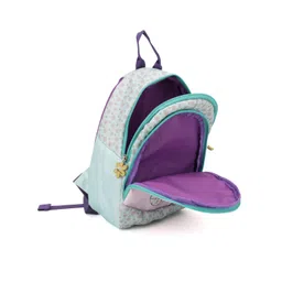 QIPS Girls Sea Green & Purple Graphic Backpack image 5