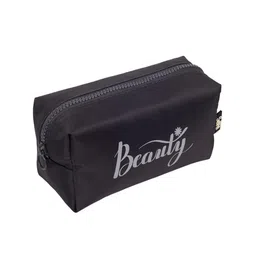 QIPS Rectangular Beauty Cosmetic Pouch - Black-picture-15