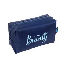 QIPS Rectangular Beauty Cosmetic Pouch - Navy Blue-picture-13