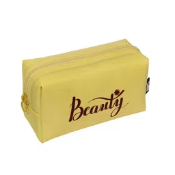 QIPS Rectangular Beauty Cosmetic Pouch - Yellow-picture-11