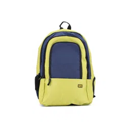 QIPS Unisex Blue & Green Colourblocked Backpack-picture-10