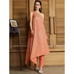 QISSA One Shoulder Neck Top With Trouser Co-Ords-picture-21