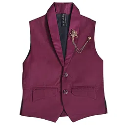 qitty Solid Men Waistcoat-picture-12