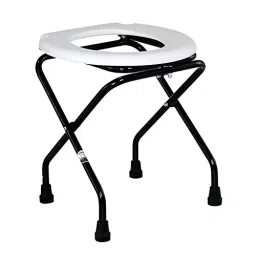 QM 60 x 40 x 5 cm Plastic,Metal 1.5 kg Folding Commode Chair-picture-36