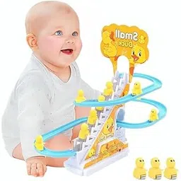 Qnik® Duck Slide Track Toy, Educational Spiral Racing Track with Yellow Ducks, Assembly Learning Toy for Kids-picture-24