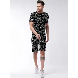 QOSHA Men Printed Night suit-picture-29