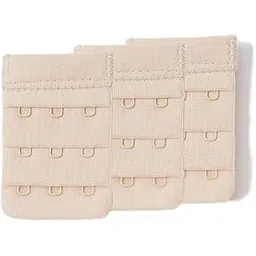 qoxolyz Women's 3-Hook Adjustable Bra Extender Comfortable (Pack of 3)-picture-38