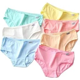 qoxolyz Women's and Girls Lycra Cotton Hipster Panties Soft Panty High Coverage Super Combed Cotton Mid Waist Hipster Panty - (Pack of 5) S, M, L, XL, 2XL, 3XL-picture-18