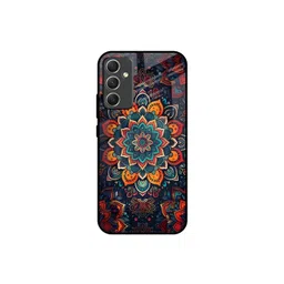 QRIOH Boho Orbit Printed Sleek & Lightweight Silicone Samsung Galaxy A34 5G Glass BackCase-picture-36