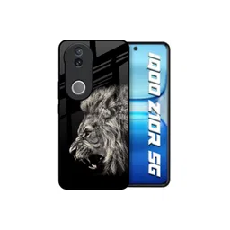 QRIOH Brave Lion Quirky Printed IQOO Z10R 5G Silicone Back Case-picture-35