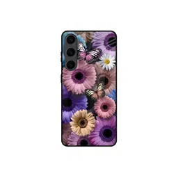 QRIOH Butterfly Garden Floral Printed Samsung Galaxy S24 5G Plus Silicone Glass Back Case-picture-18