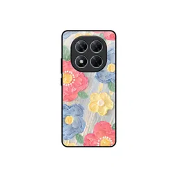 QRIOH Floral Printed Poco X7 5G Canvas Glass Back Case Mobile Accessories-picture-10