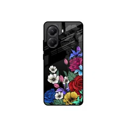 QRIOH Floral Printed Poco X7 Pro 5G Back Case Mobile Accessories-picture-28