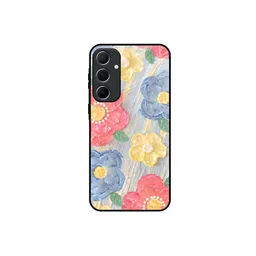 QRIOH Floral Printed Samsung Galaxy A55 5G Silicone Back Case-picture-17