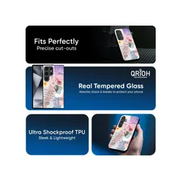 QRIOH Floral Printed Samsung Galaxy M53 5G Back Case Mobile Accessories image 2