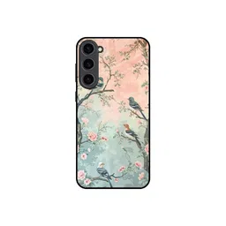 QRIOH Floral Printed Samsung Galaxy S23 Plus 5G Silicone Back Case Mobile Accessories-picture-35