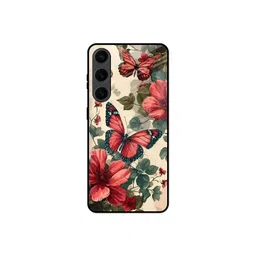 QRIOH Floral Printed Samsung Galaxy S24 Plus Silicone Back Case Mobile Accessories-picture-17