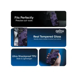 QRIOH Floral Printed Samsung Galaxy S24 Plus Silicone Back Case image 2